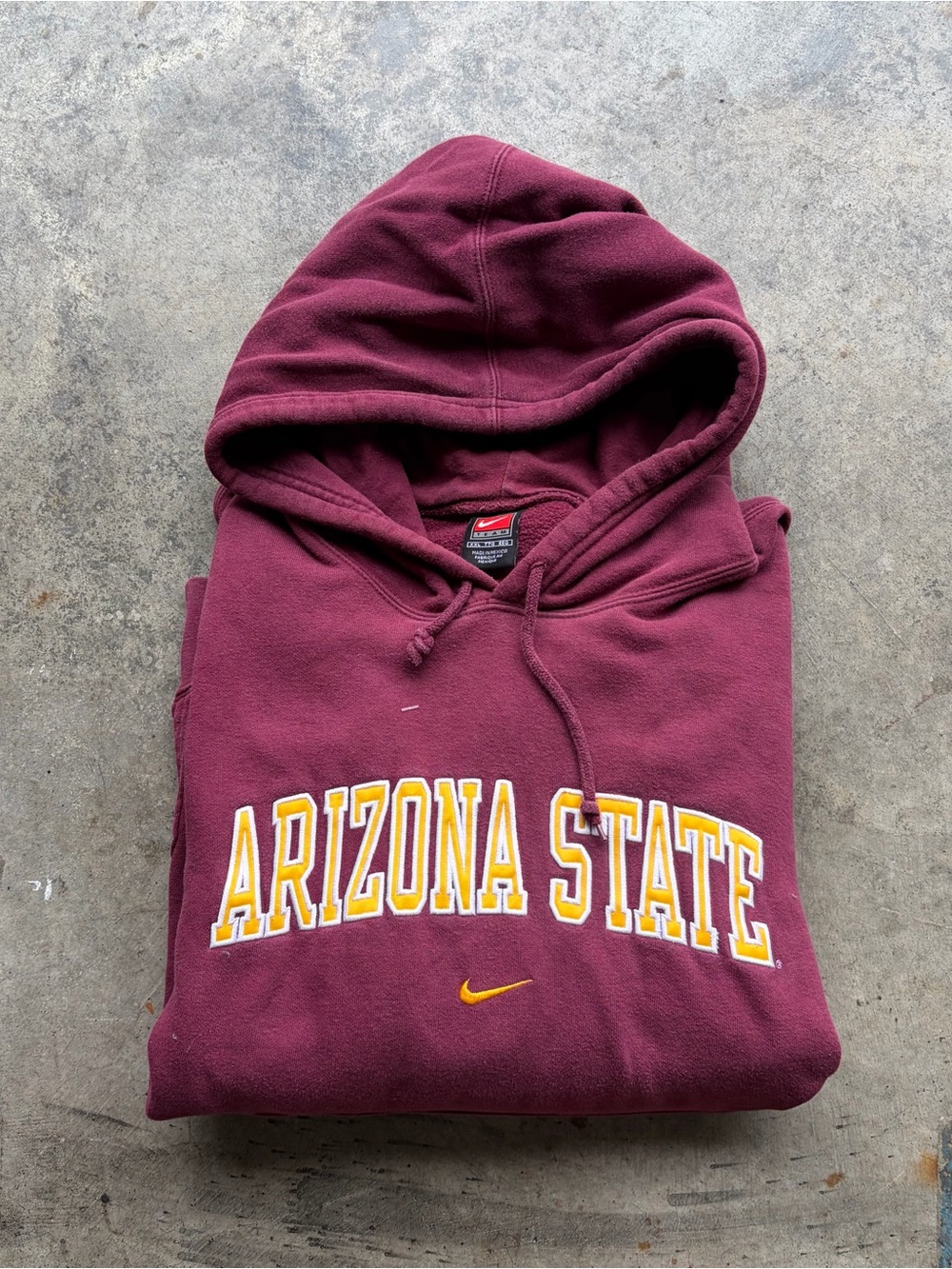 Vintage Arizona State Sun Devils Hoodie Nike Center Swoosh Pullover
